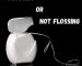 flossing vs not flossing